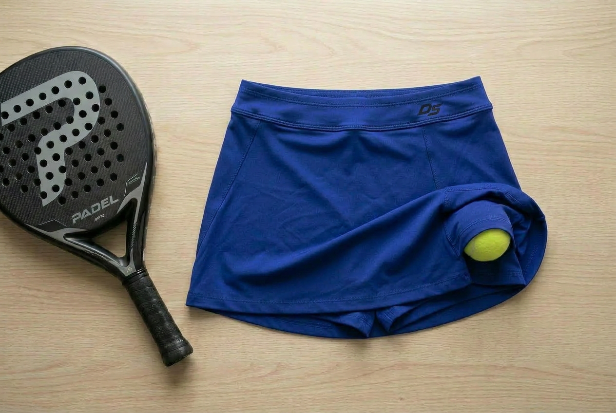 Pollera Pantalón Azul Francia