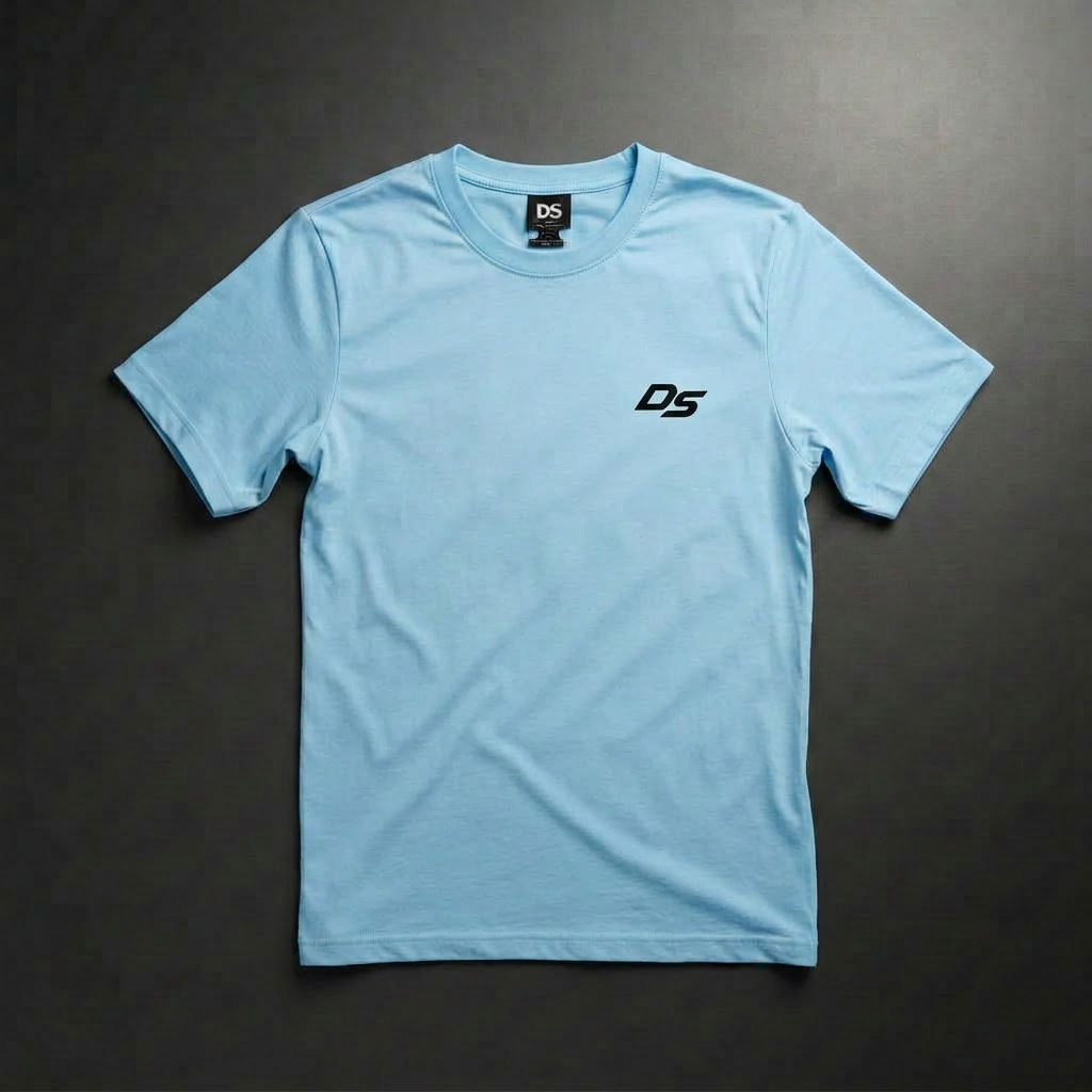 Remera Celeste Hombre