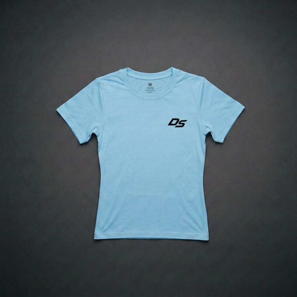 Remera Celeste Mujer